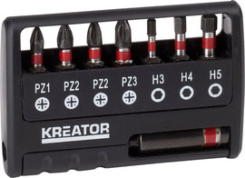 KREATOR סט ביטים מקצועי - 8 חלקים KREATOR קרייטור KRT064263